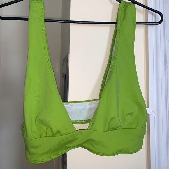 Out From Under Neon Green Bathing Suit Top - Picture 1 of 3